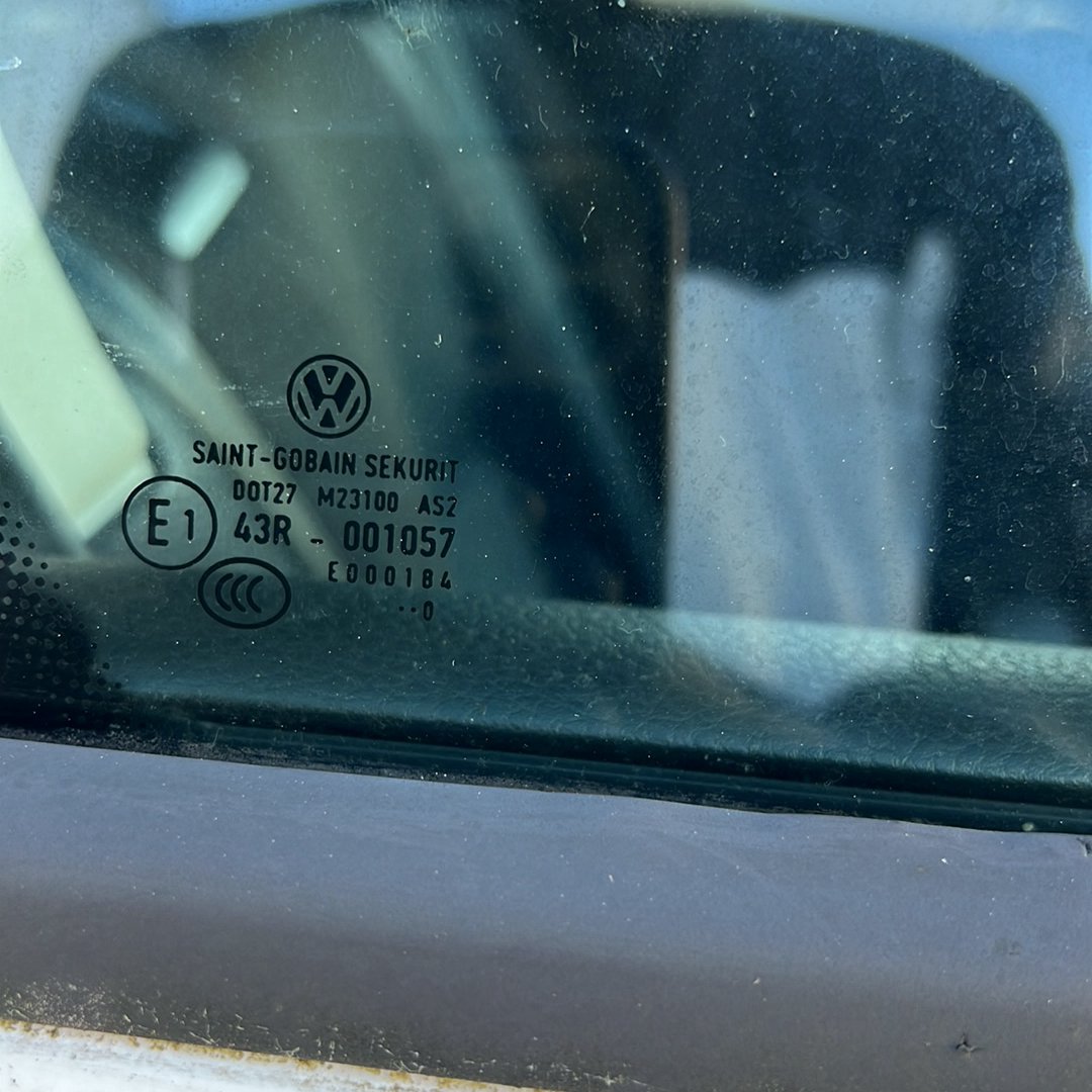 Oct 2008 to Mar 2013- Volkswagen Golf Gen 6 Hatchback 5 Door- Right Rear Quarter Door Glass