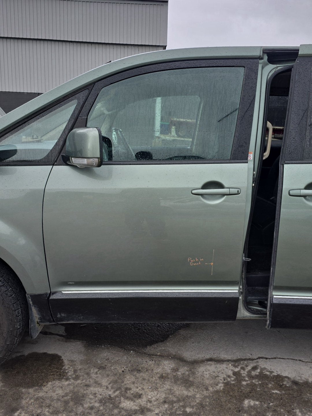 2007 Mitsubishi Delica CV5W - Left Front Door Shell PN: