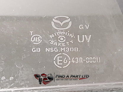 2009 Mazda Atenza GH - Left Rear Quarter Door Glass PN: