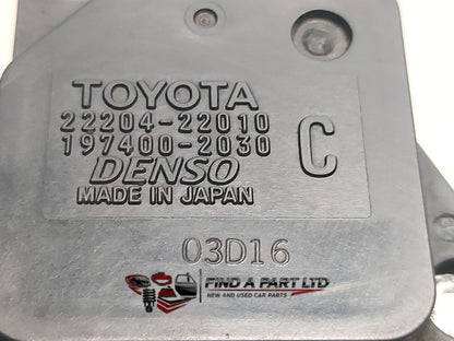 2002 Toyota Vitz P10 - Air Flow Sensor PN: 22204-22010