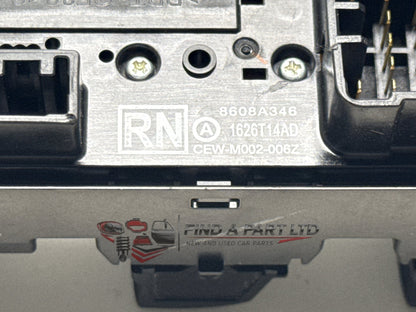 2016 Mitsubishi Outlander GF*W - Master Power Window Switch PN: 8608A346