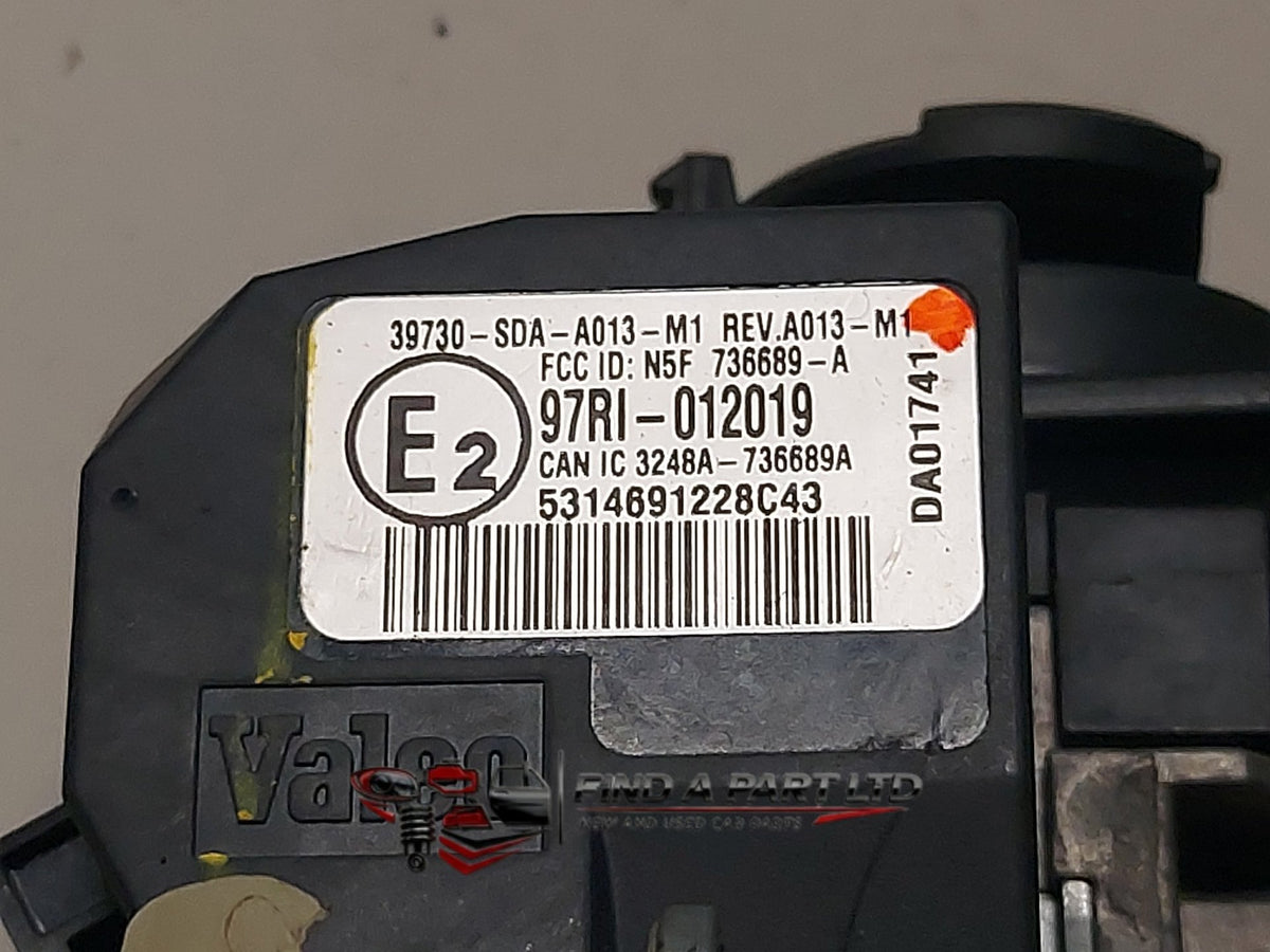 2006 Honda Inspire UC - Ignition With Key PN: 97RI-012019