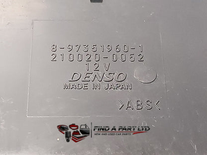 2005 Isuzu D-Max - 4WD Control Module PN: 8-97351960-1, 210020-0052