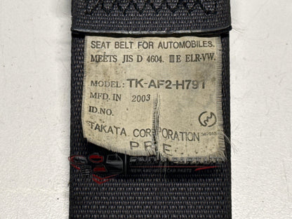 2007 Mazda Atenza GG - Right Front Seat Belt PN: TK-AF2-H791