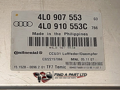 2008 Audi Q7 4L - Active Air Suspension Control Module PN: 4L0 907 553