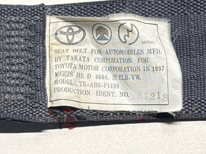 1998 Toyota Caldina T210 - Left Rear Seat Belt PN: TK-AB0-F1498