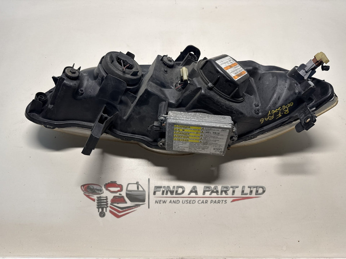 Right Headlight - RA6/RA8, HID TYPE, SHINY CHROME LENS# 0648, 04/00-06/04 (NZ ONLY)