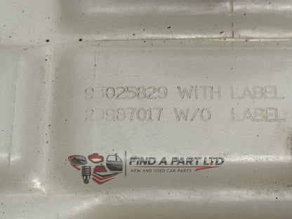 2012 Holden Captiva - Overflow Bottle PN: 95025829