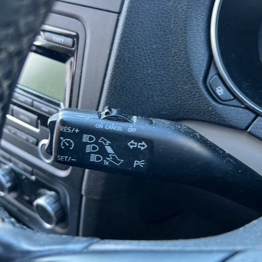 May 2010 to Jan 2016- Volkswagen Golf Gen 6- Combination Switch- Combination Switch Assy, W/ Cruise Control Type
