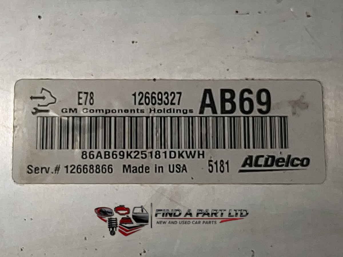2015 Holden Cruze JH - ECU PN: 12669327
