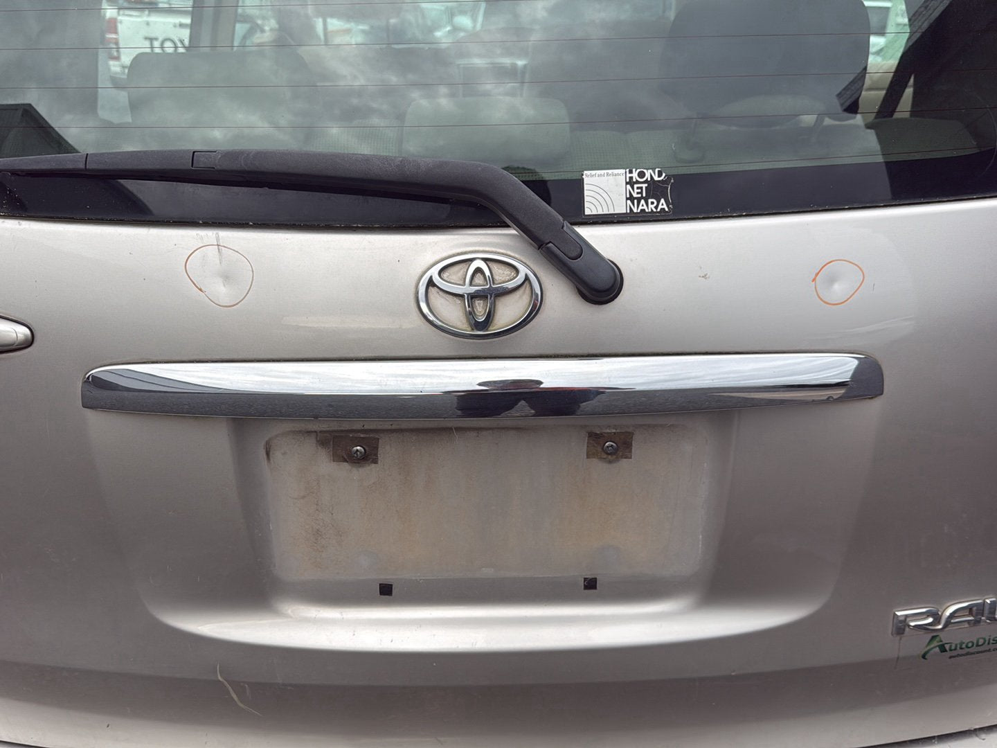 2003-2011 Toyota Raum Z20 NCZ20 - Rear Garnish PN: