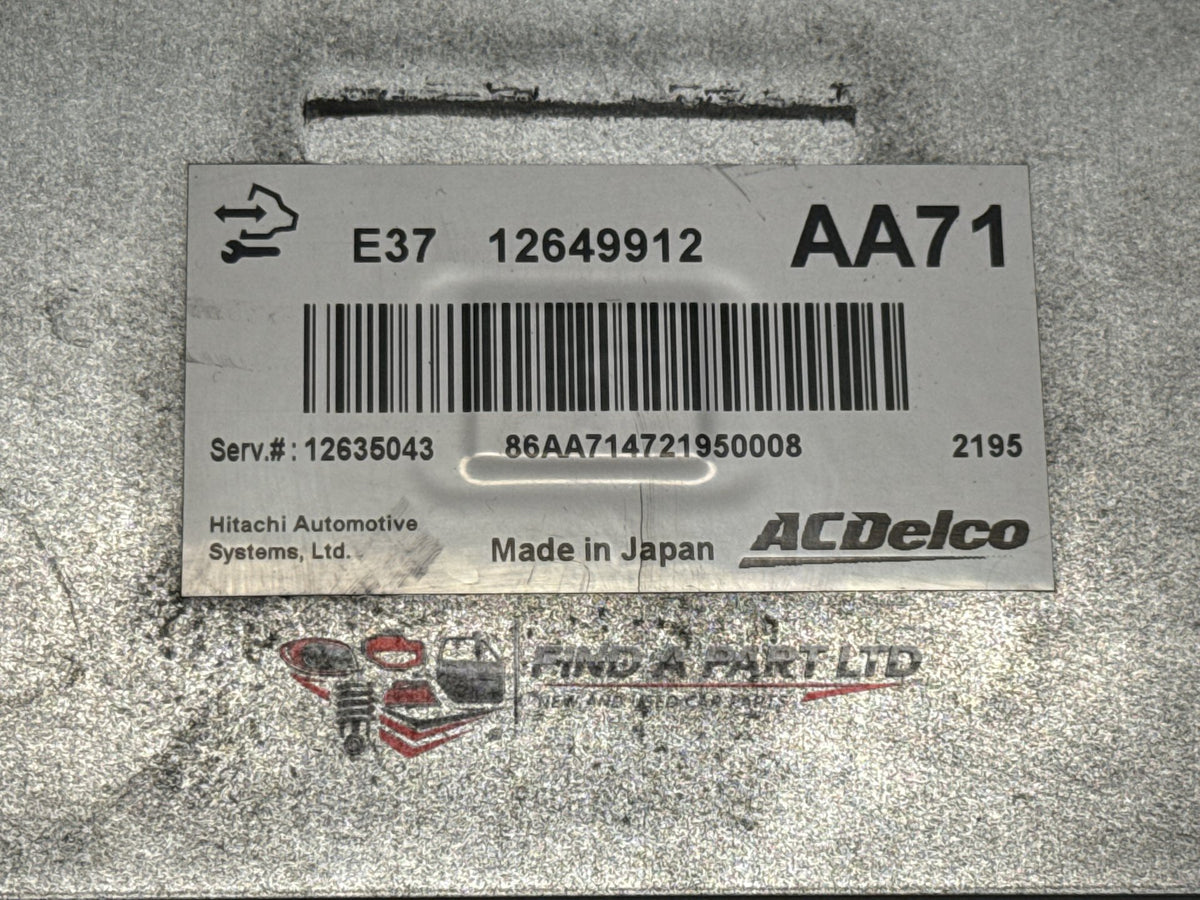2012 Holden Captiva - ECU PN: E37 12649912