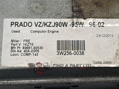 1991-1997 Toyota Land Cruiser - ECU PN: 1KZTE, 89661-60530