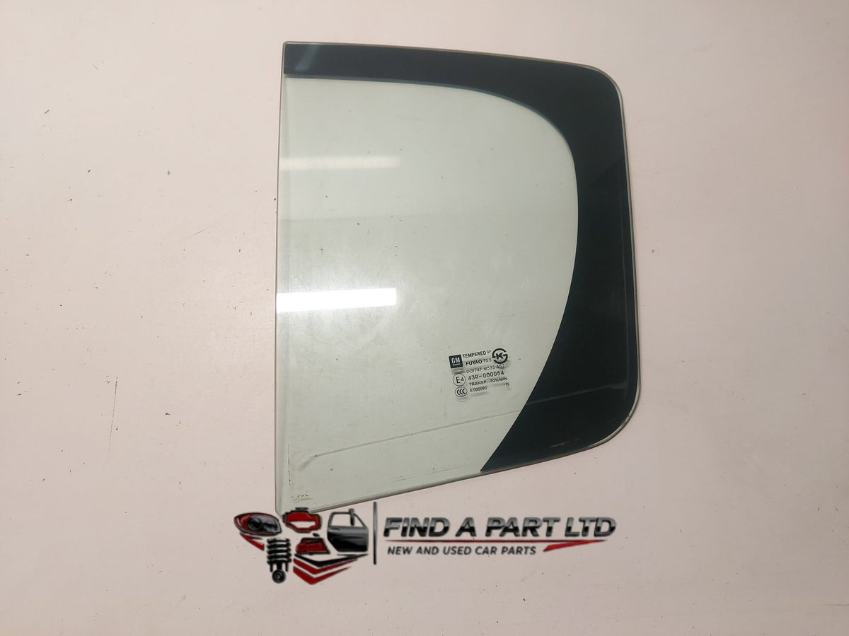 2015 Holden Cruze JH - Left Rear Side Glass PN: dot747 m535 as2