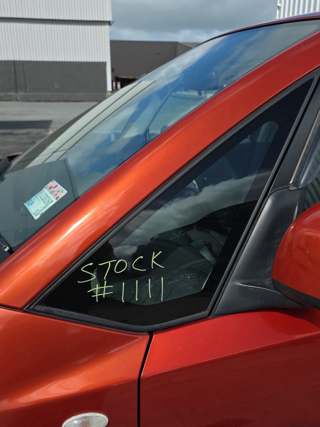 2006-2012 Suzuki SX4 YA11S - Left Front Quarter Door Glass PN: