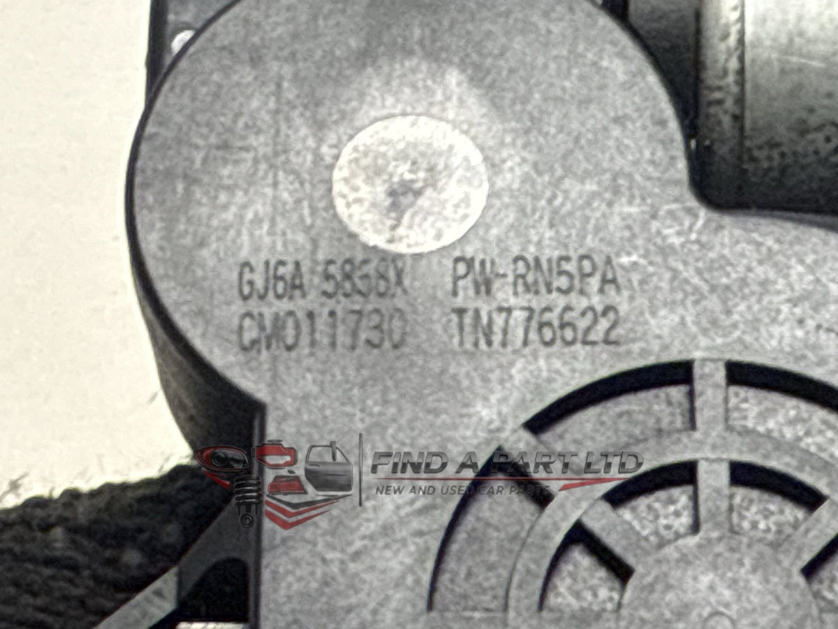 2002 Mazda Atenza GY - Left Rear Door Regulator Motor PN: GJ6A5858X