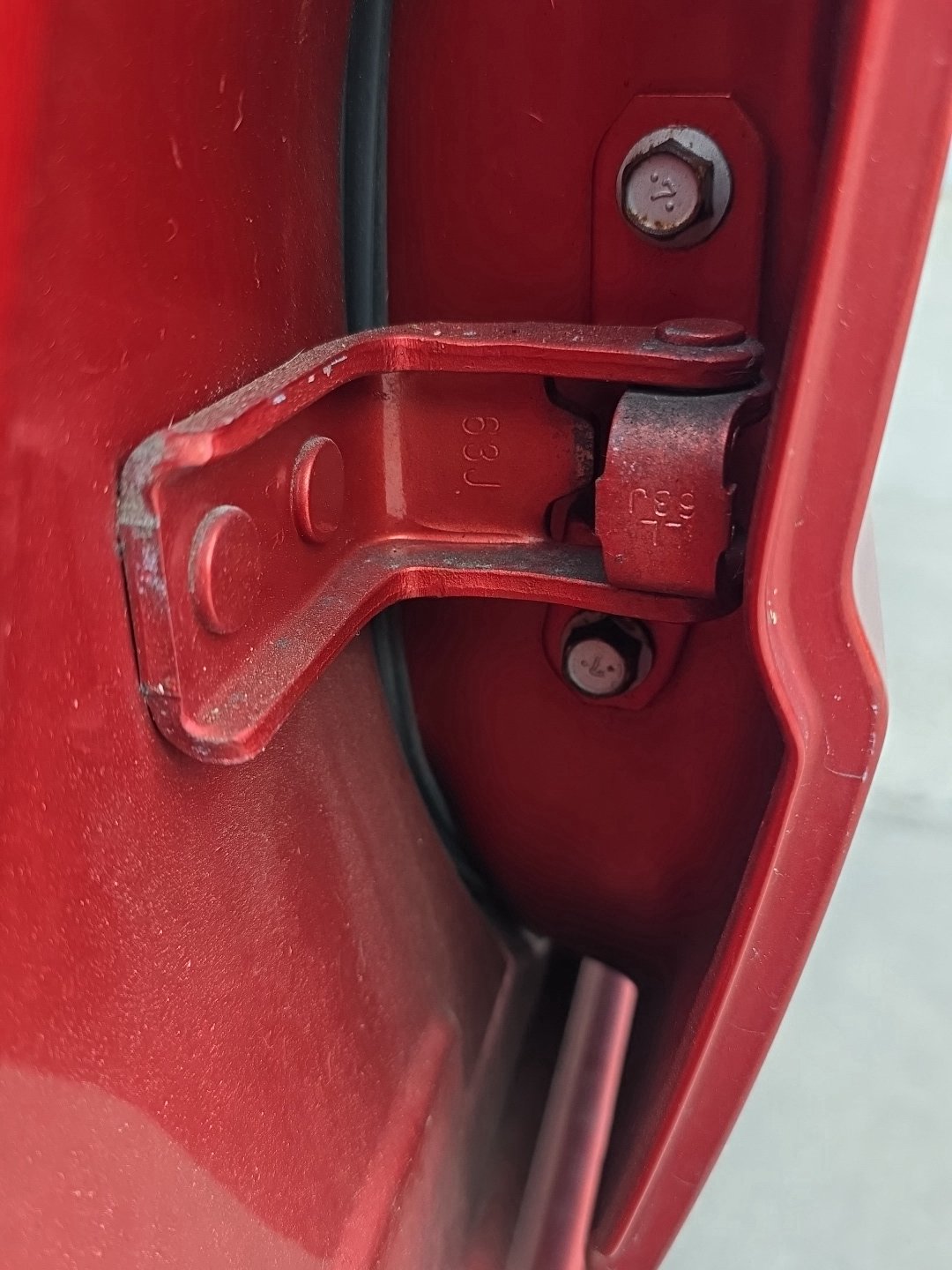 2006-2012 Suzuki SX4 YA11S - Left Rear Door Hinge PN: