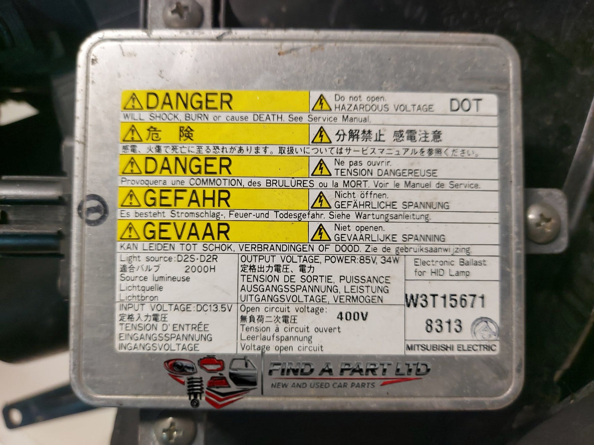 2007 Mazda Axela BK - Left Headlight PN: P2951