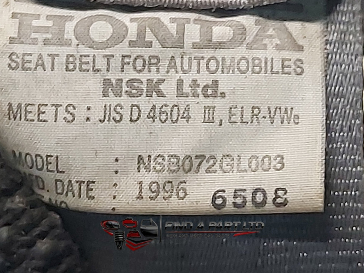2000 Honda CR-V RD1 - Left Front Seat Belt PN: NSB072GL003