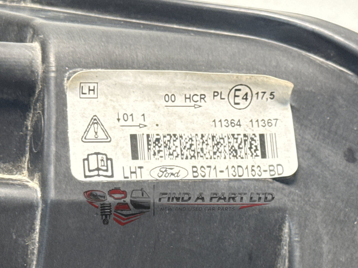 2013 Ford Mondeo MK4 - Left Headlight PN: BS71-13D153-BD