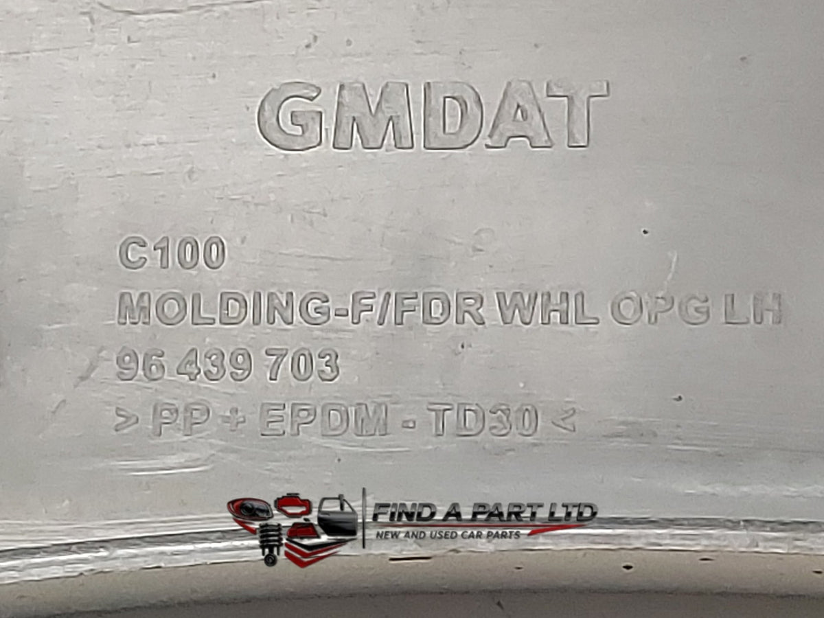 2010 Holden Captiva - Left Front Wheel Arch Moulding PN: