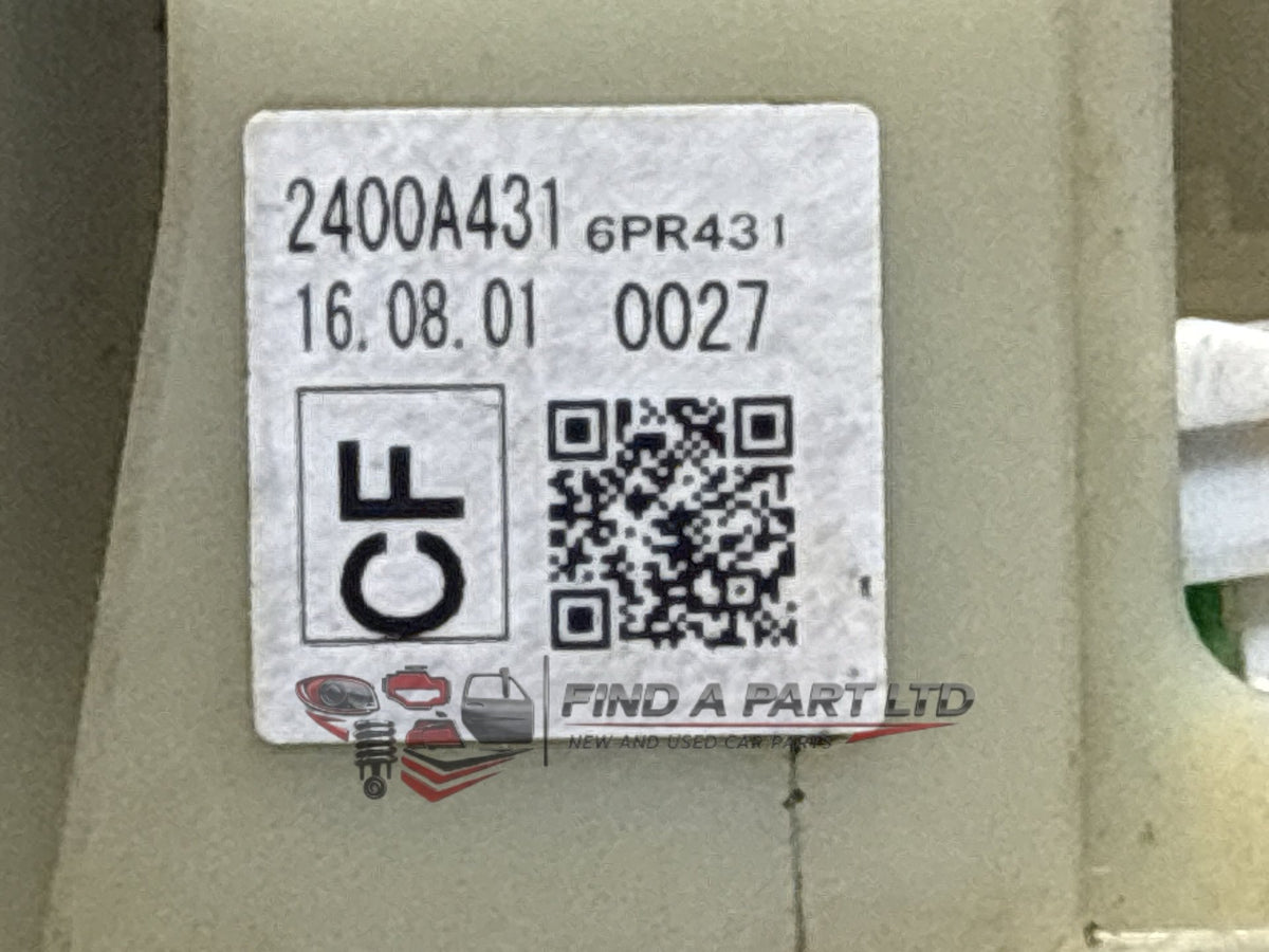 2016 Mitsubishi Outlander GF*W - Gear Stick/Shifter PN: 2400A431