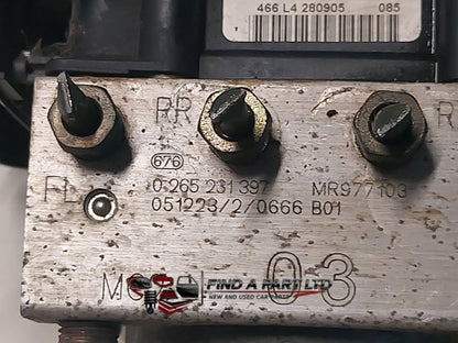 2006 Mitsubishi Colt - ABS Pump/Modulator PN: 0 265 231 397, MR977103