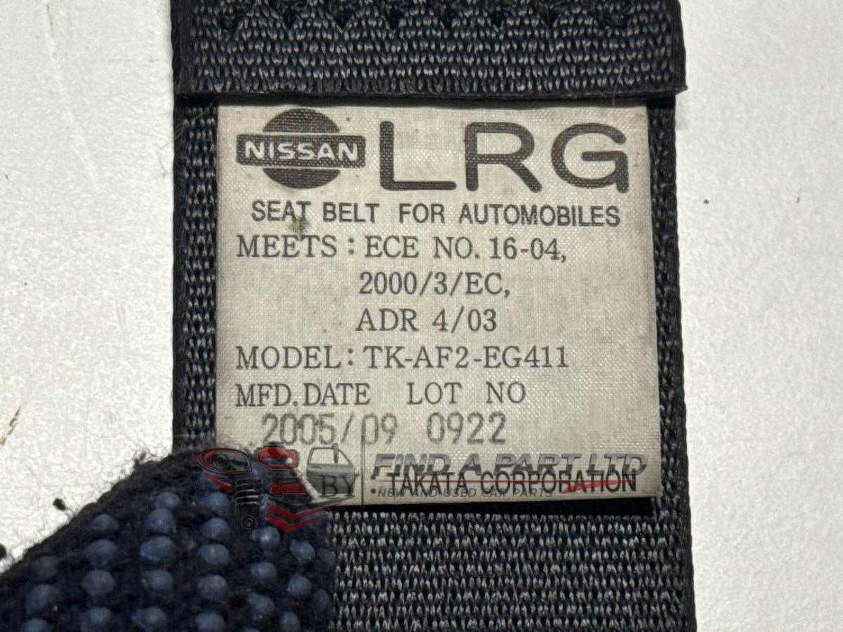 2003-2007 Nissan Murano Z50 - Right Front Seat Belt PN: tk-af2-eg411