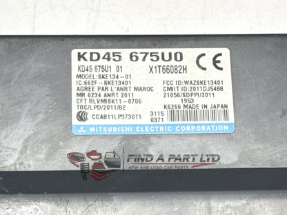 2013-2016 Mazda CX-5 KE - Keyless Entry Module PN: KD45 675U0